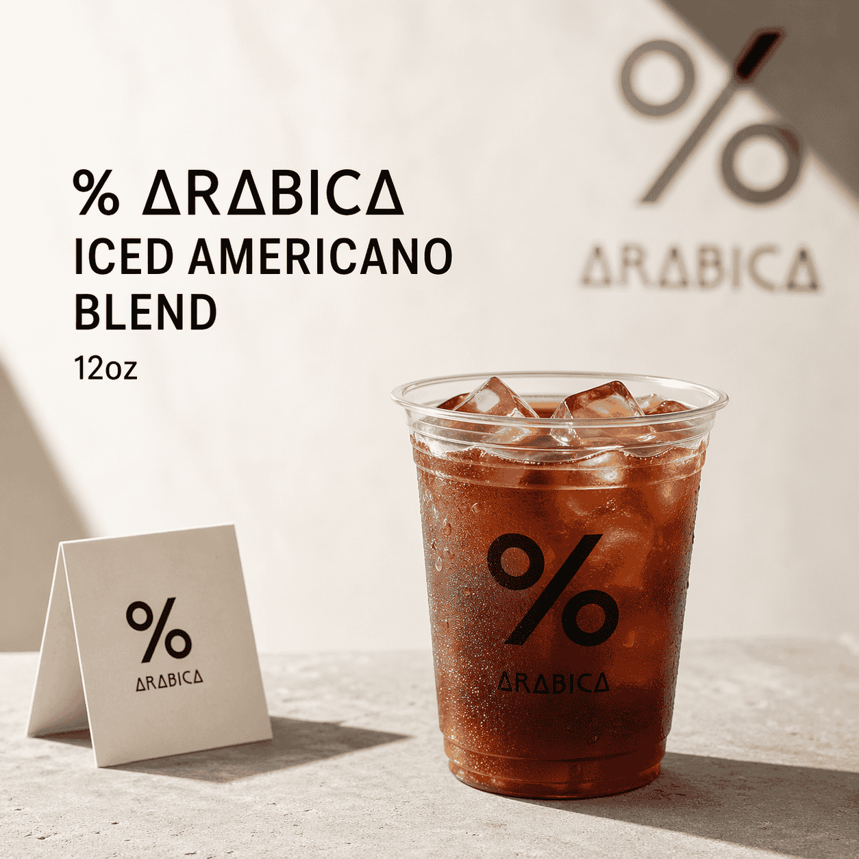% Arabica Iced Americano